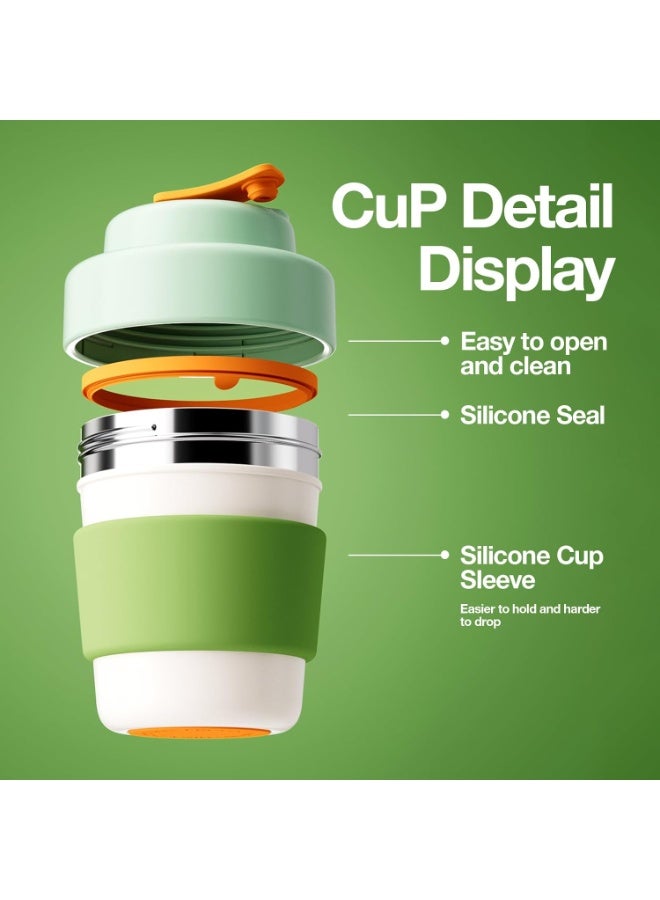 CHAKO LAB Travel Mug14Oz Stainless Steel Coffee Mug Double vacuum wall，Easy to Grip，Stay hot and cold，BPA free - Image 4