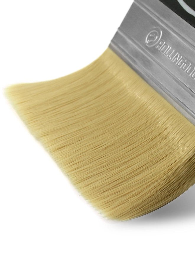 ROLLINGDOG 4 Inch Paint Brush -Soft Paint Brush for Smooth Surfaces,Wall Paint,Ceiling,Blinds,Large Surface Areas(100mm) - Image 4