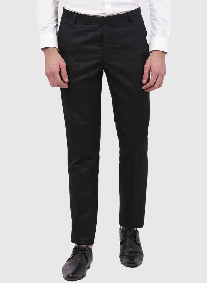 Take Two Men Black Slim Fit Solid Pants