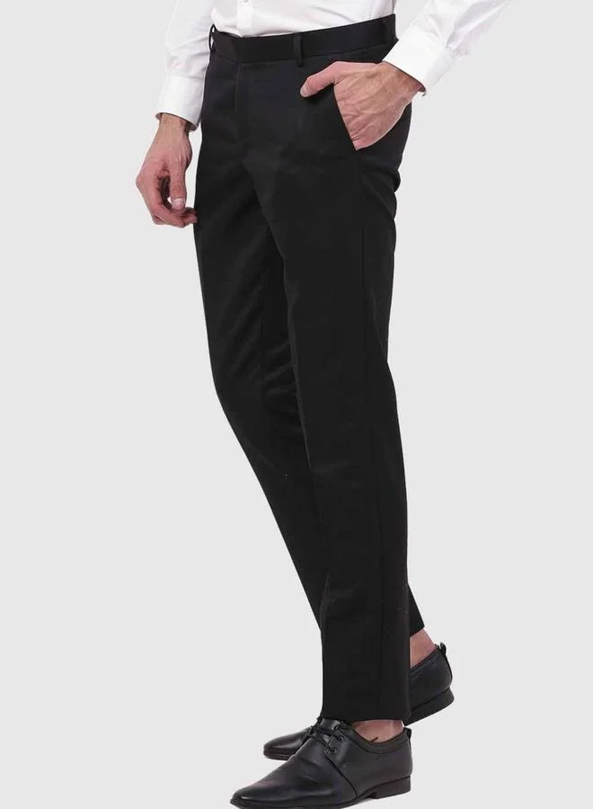 Take Two Men Black Slim Fit Solid Pants