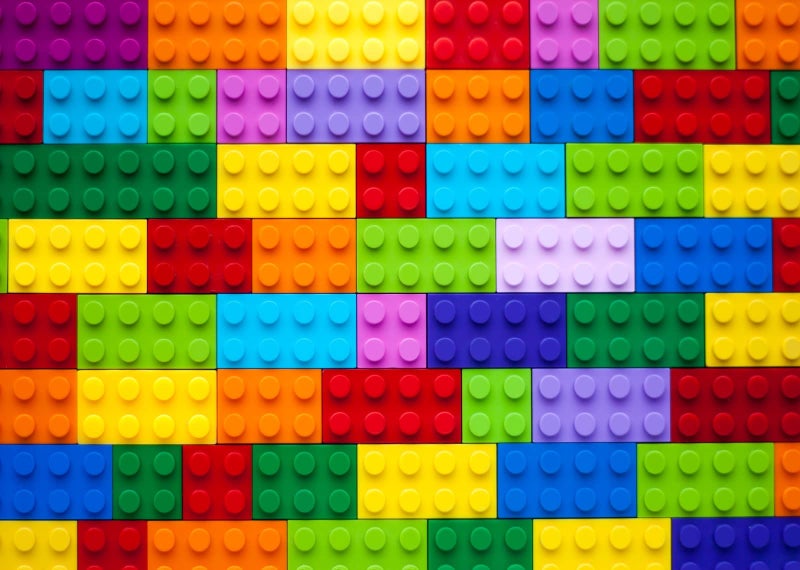 BELECO 7x5ft Fabric Colorful Blocks Photography Backdrop Kids Building Blocks Theme Birthday Party Backdrop Colored Toy Bricks Building Chips Boy Girl Baby Shower Banner Cake Table Decor Photo Props - Image 4