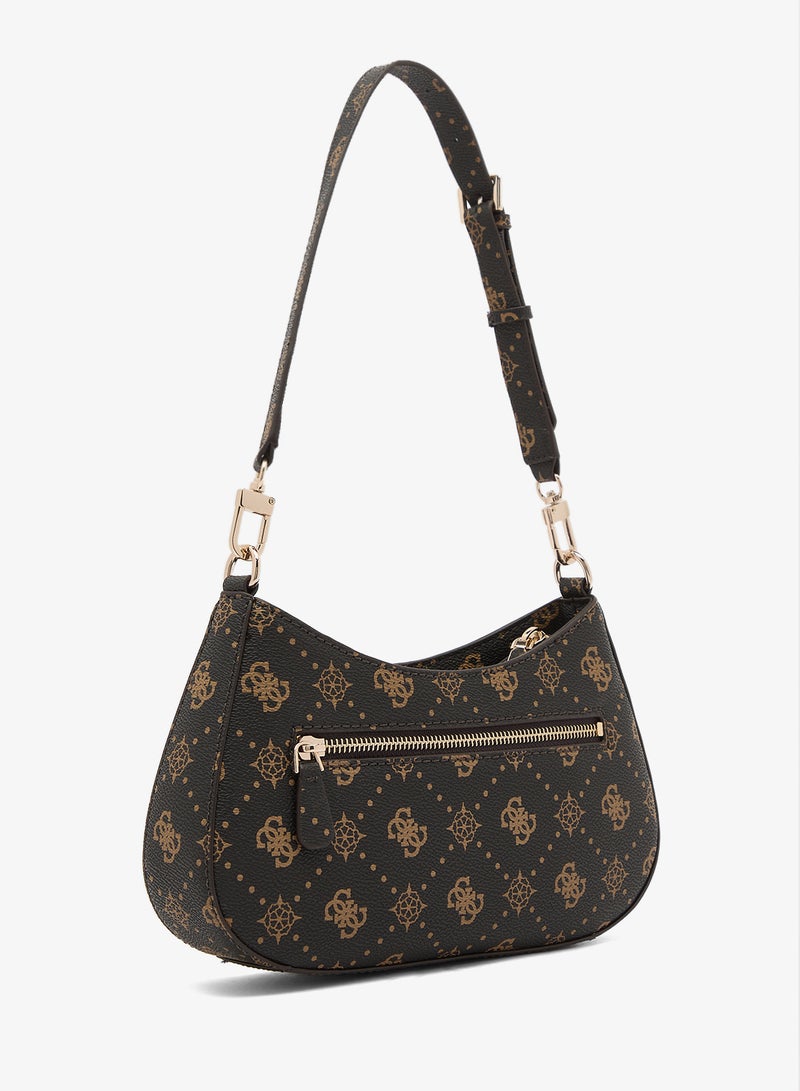 GUESS Emelie Logo Top Zip Shoulder Bag - Image 2