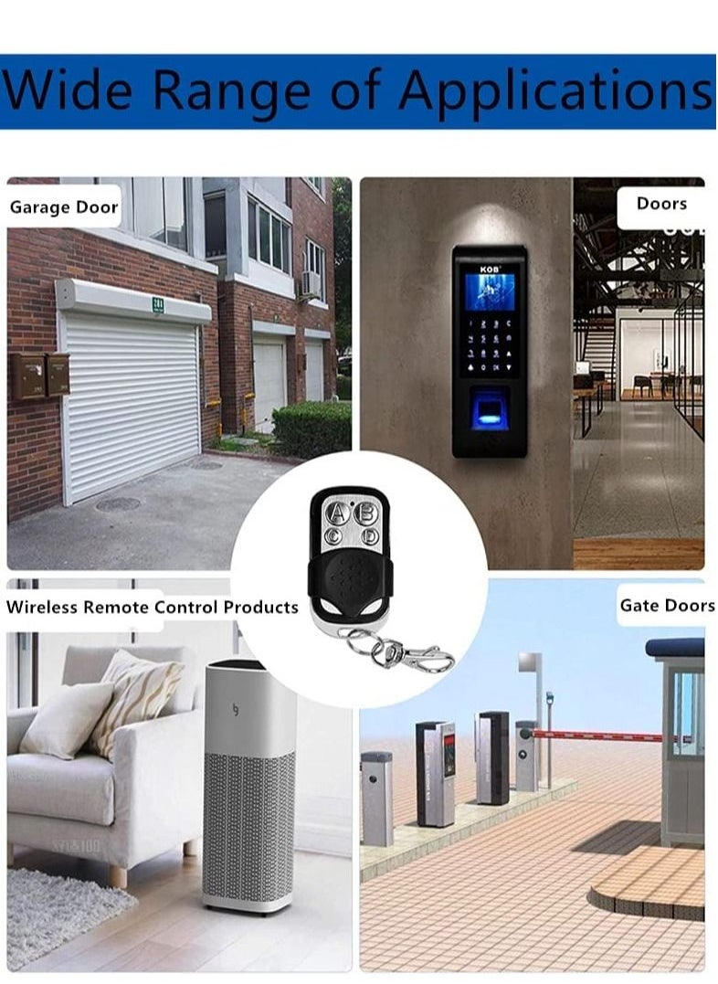 althiqahkey - Remote Control Keys Electric Gate Fob 2pcs Universal Gate Remote Control Fob 433mhz Cloning Wireless Remote Control Key for Garage Door Gate - Image 1