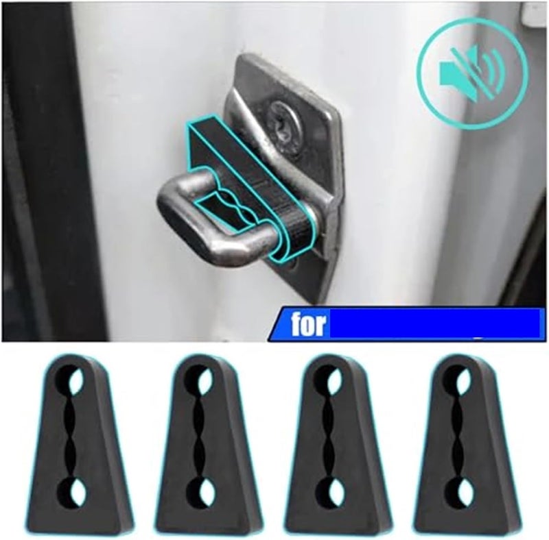 Vuzmode Car Door Lock Sound Deadener Damper Buffer - 4pcs - Image 5