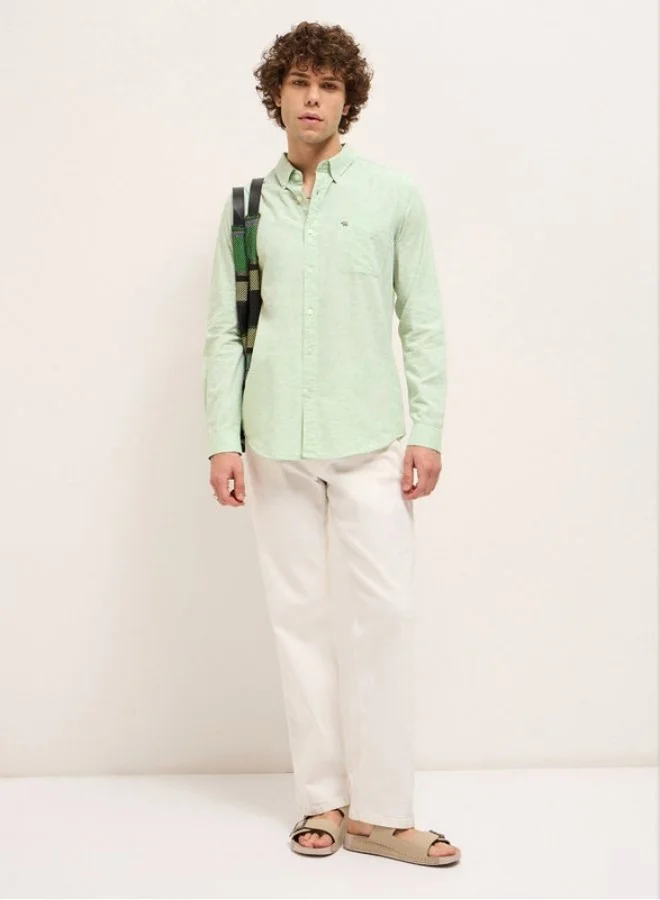 THE BEAR HOUSE Men's Shirt for Casual and Formal Wear | Classic Button-Down Style for Office, Daily Use, Travel, Events & All-Season Outfits | Versatile & Stylish Wardrobe Essential for Every Occasion