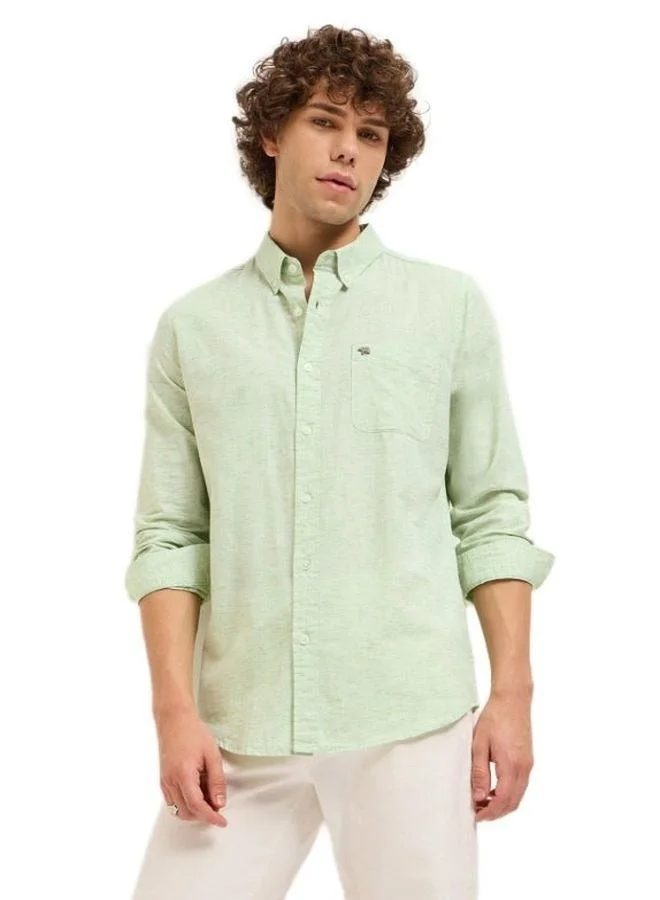 THE BEAR HOUSE Men's Shirt for Casual and Formal Wear | Classic Button-Down Style for Office, Daily Use, Travel, Events & All-Season Outfits | Versatile & Stylish Wardrobe Essential for Every Occasion