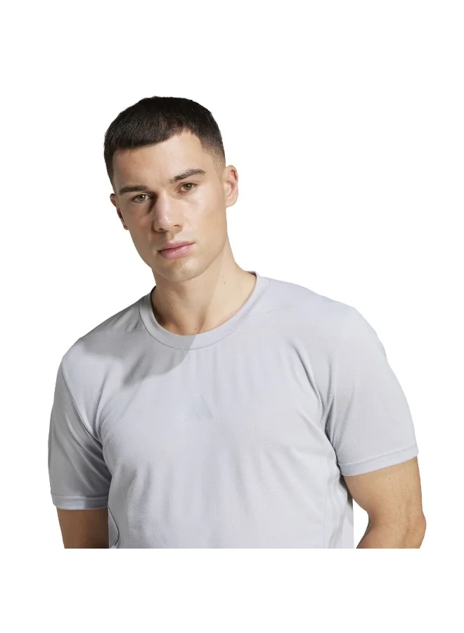 Adidas D4T 3S Tee M Grey Training T-Shirts For Men