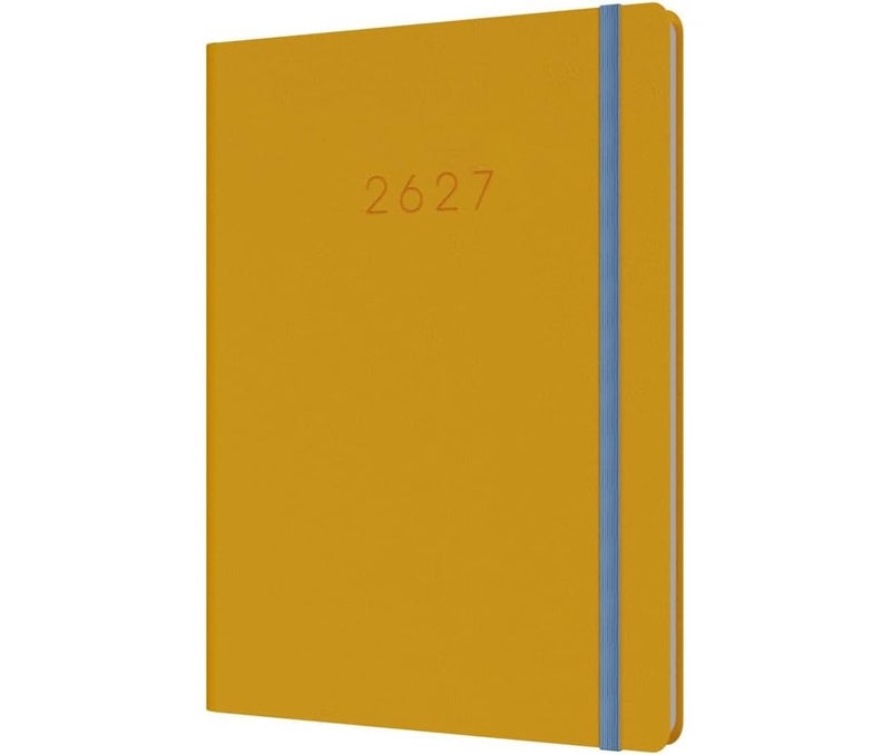 Collins 2026-2027 Mid/Academic Year Planner - 13 Month A5 Week-to-View - Hard Cover - Collins Debden Legacy Range Yellow (CL53M.45-2627) - Image 1