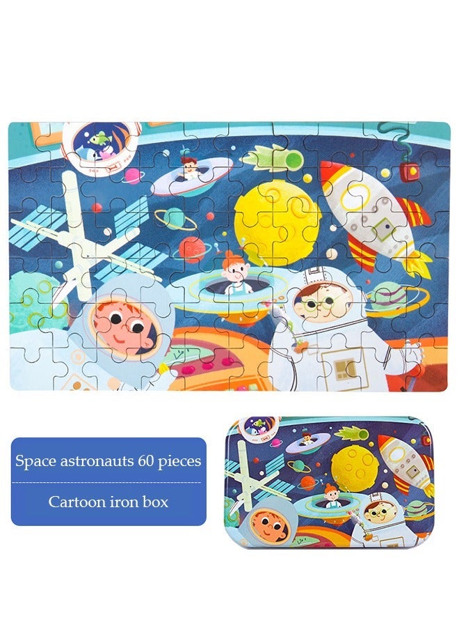 Children Puzzle Early Education Enlightenment Cognition Wooden Jigsaw Puzzles Challenge Creativity and Intelligence Perfect Gift and Family Time Activity High Quality and Vibrant - Image 2