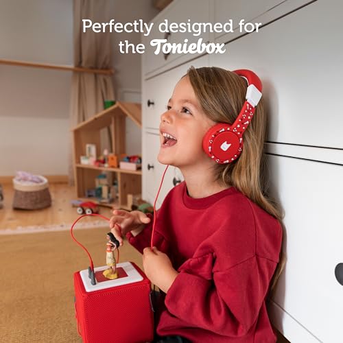 Tonies Foldable Wired Headphones for Kids Comfortably Designed to fit OnEar Works with Toniebox 1 and All 35mm Devices Green - Image 3