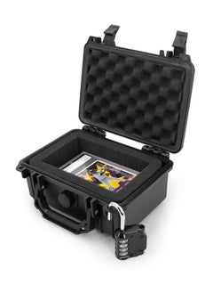 CASEMATIX Graded Card Case Storage Box For Sports Cards Compatible With 8 Bgs 13 Fgs Or 11 Gma Psa Graded Trading Card Slabs And More Collectible Cards Airtight Waterproof And Includes Padlock  - Image 2