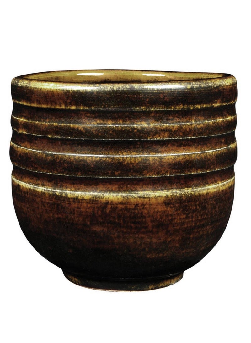 Amaco Potter's Choice Glaze Textured Amber Brown PC-62 High Fire Lead Free for Pottery and Ceramic - Image 1