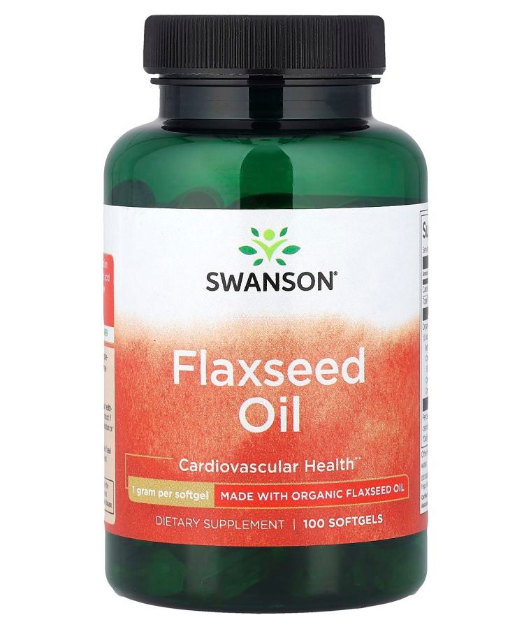 Flaxseed Oil 1000 mg 100 Softgels