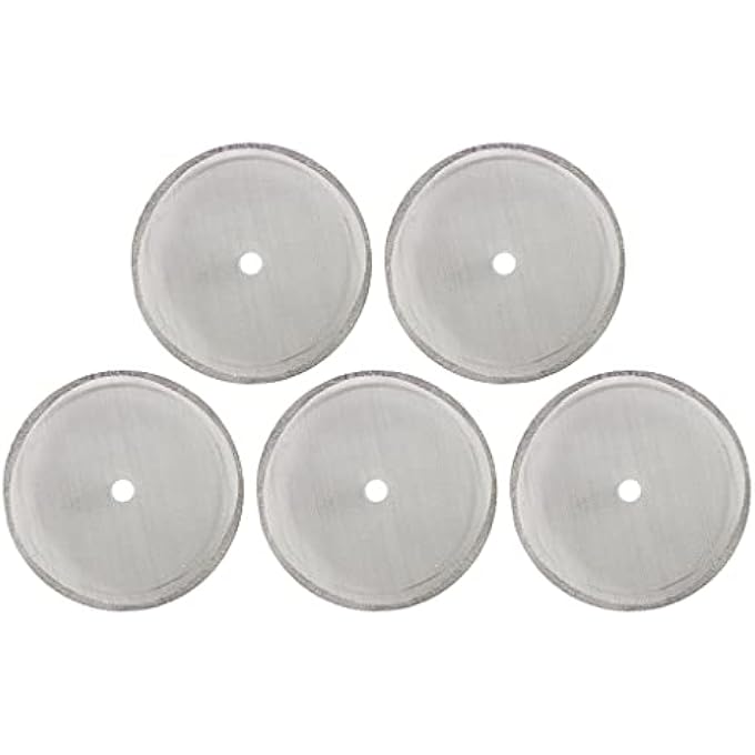 Unity 5 Pcs French Press Replacement Stainless Steel Coffee Filter Mesh For Coffee Tea Maker 350Ml800Ml1000Ml French Press Replacement Coffee Filter Mesh Reusable Stainless Steel Tea Maker - Image 2