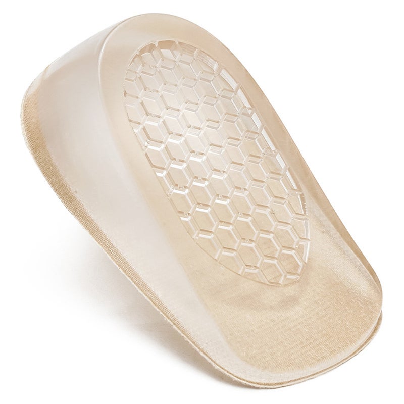 2 Pairs Invisible Insoles Absorption Half Pad Cover Inner Heightening Shoes Pads Heightening Insoles Height Increase Feet Cushions for Women (3.5cm) - Image 3
