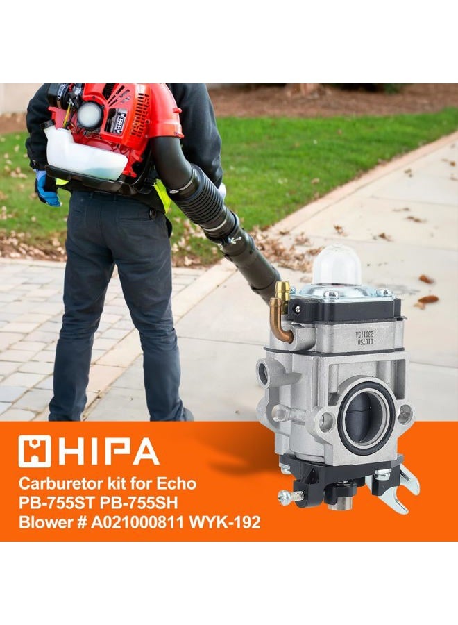 Hipa PB-755ST Carburetor with A226000032 for Echo PB-755H PB-755SH PB-755T PB-651H PB-651T PB-751H PB-751T Shindaiwa EB633RT Backpack Blower Replace WYK-192 WYK-192-1 A021000812 - Image 2