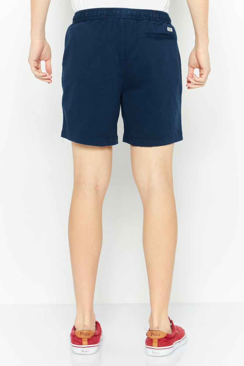 Paperbacks Men Solid Chino Shorts, Navy - Image 4