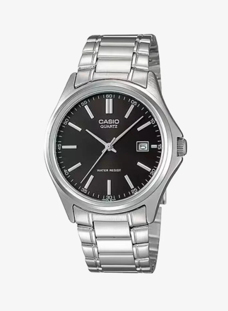 كاسيو Men's Analog Display Watch With Silver Stainless Steel Strap - MTP-1183A-1A