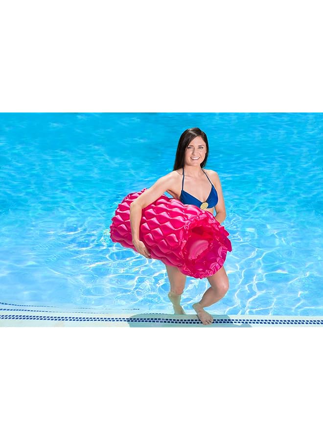 بول ماستر مرتبة حمام سباحة رول أند جو، وردية اللون، مقاس كبير - Image 2