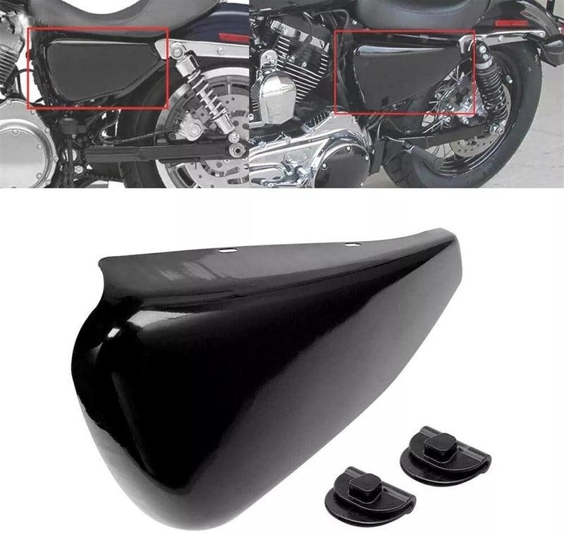 Wivplex Motorcycle Black Left Battery Side Cover for Harley Sportster - Image 5