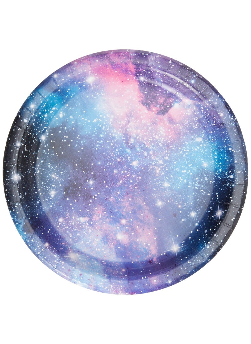 CREATIVE CONVERTING Creative Converting Galaxy Party Plate  8.75""  Multicolor  - Image 2
