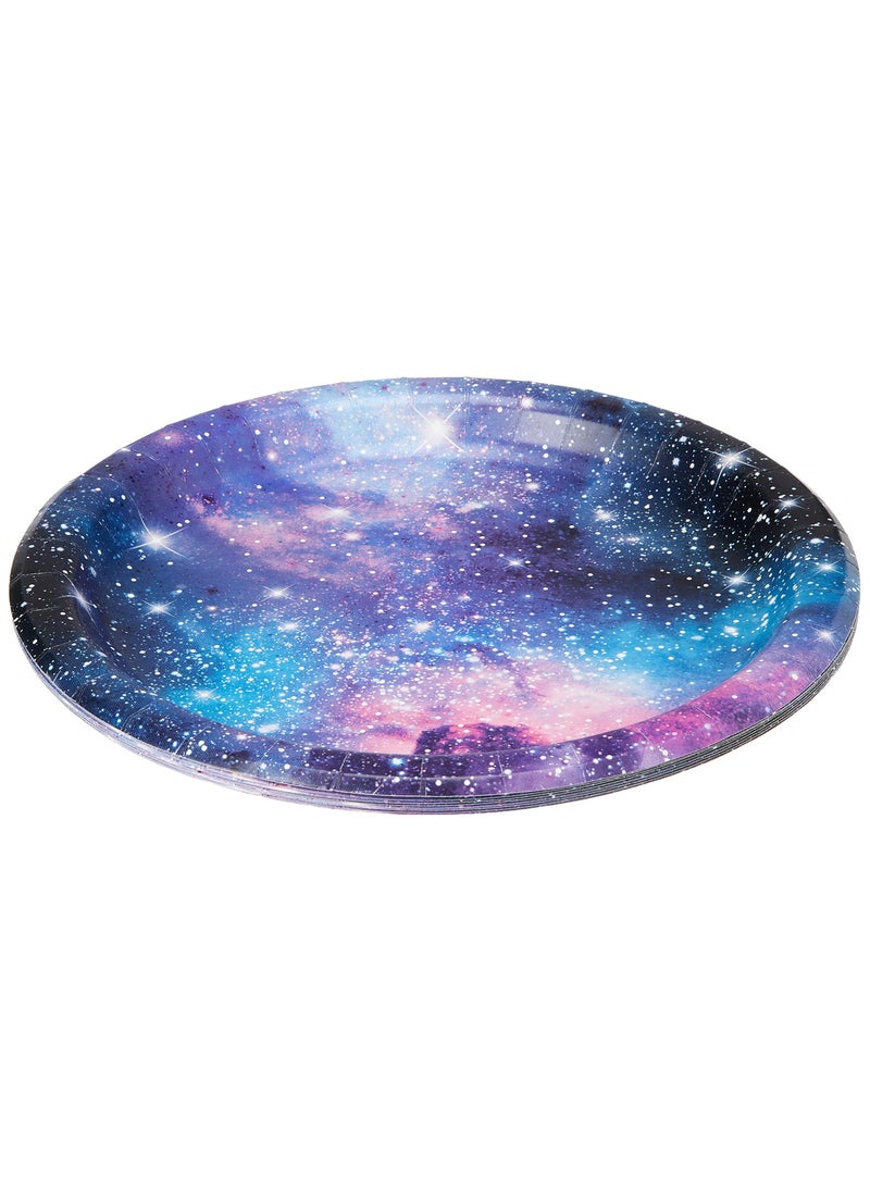 CREATIVE CONVERTING Creative Converting Galaxy Party Plate  8.75""  Multicolor  - Image 1