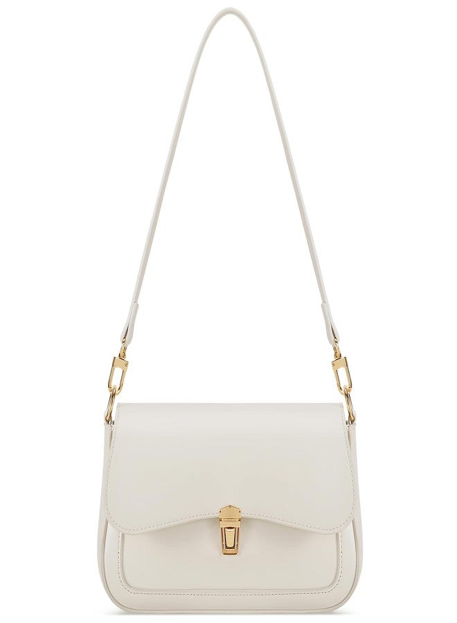 KKXIU Small Shoulder Bag for Women Cute Purses Mini Hobo Handbag Trendy Clutch Purse-Beige - Image 1