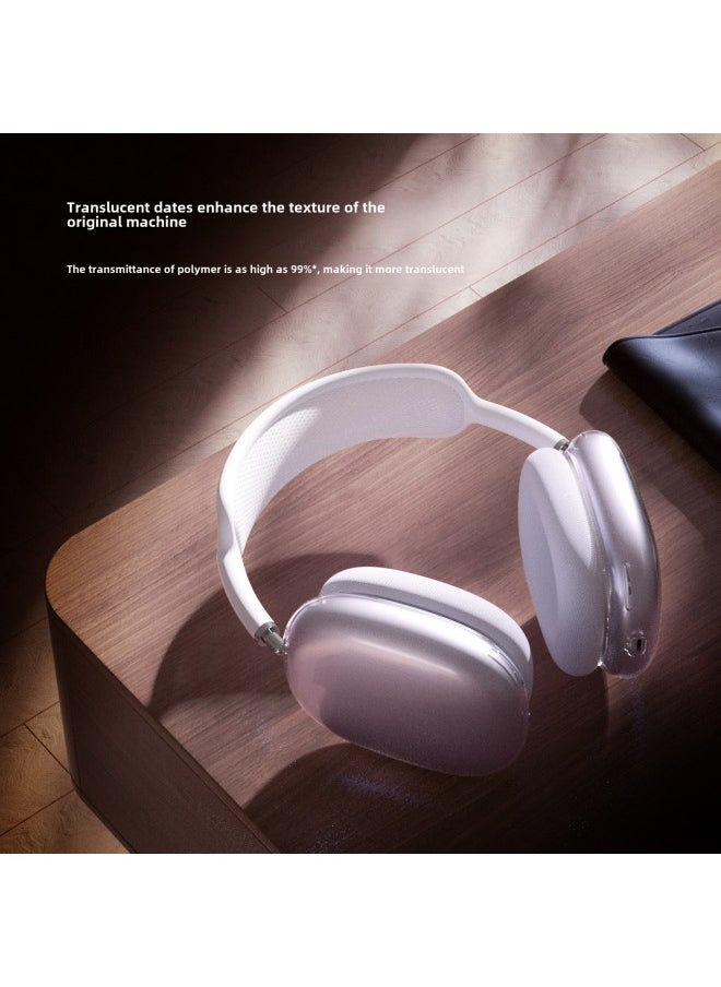 Generic - For 2024 Airpods Max2 Protective Case Apple Head-mounted Airpodsmax Earmuff Case-Color:Transparent-Model:airpods Max - Image 1