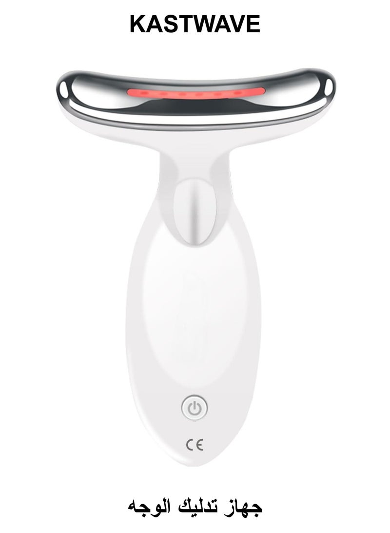 KASTWAVE Facial and Neck Massager, Electric rinkles Facial Massager, Wireless for Skin Care Tightens and Lifting Skin ejuenation Beauy Device, At-home Face Tool for Skin Care - Image 1