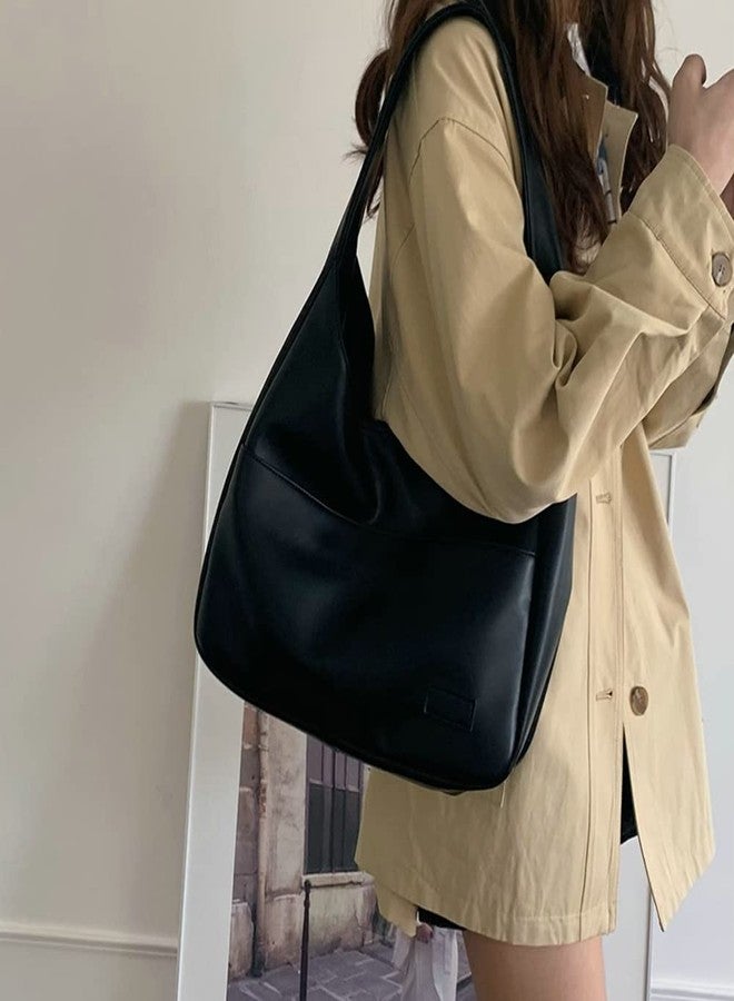 Pocadri Women Tote Handbags Chic Vegan Leather Tote Bag Purse Stylish Casual Trendy Large Soft Shoulder Bag - Image 2