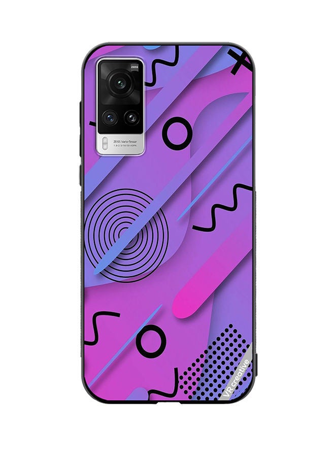 VR CREATIVE Protective Case Cover For Vivo X60 Pro Layers With Xo Design Multicolour - Image 1