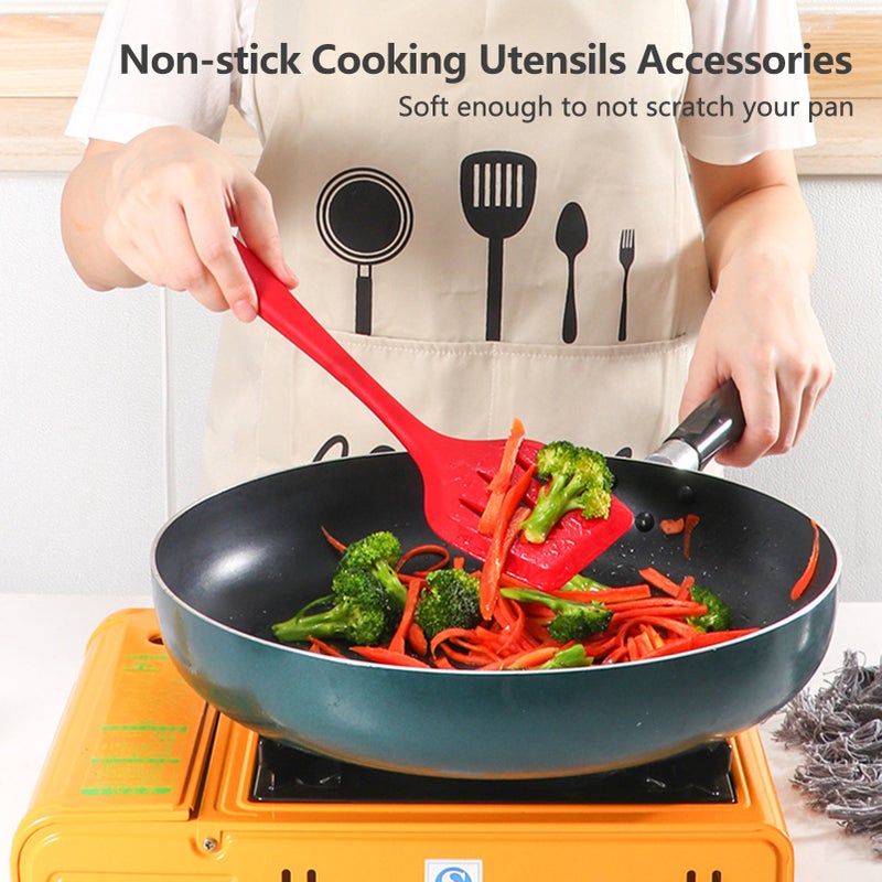 Silicone kitchenware 10-piece non-stick cookware silicone kitchenware package Black ten piece set with box - Image 5