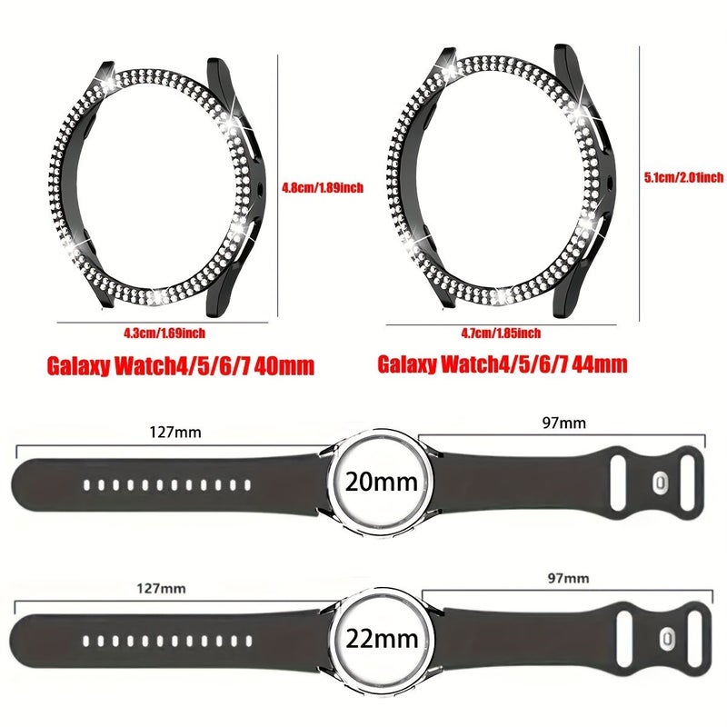 Rose Golden Case Brown Strap For Samsung Galaxy Watch 40mm - Image 2