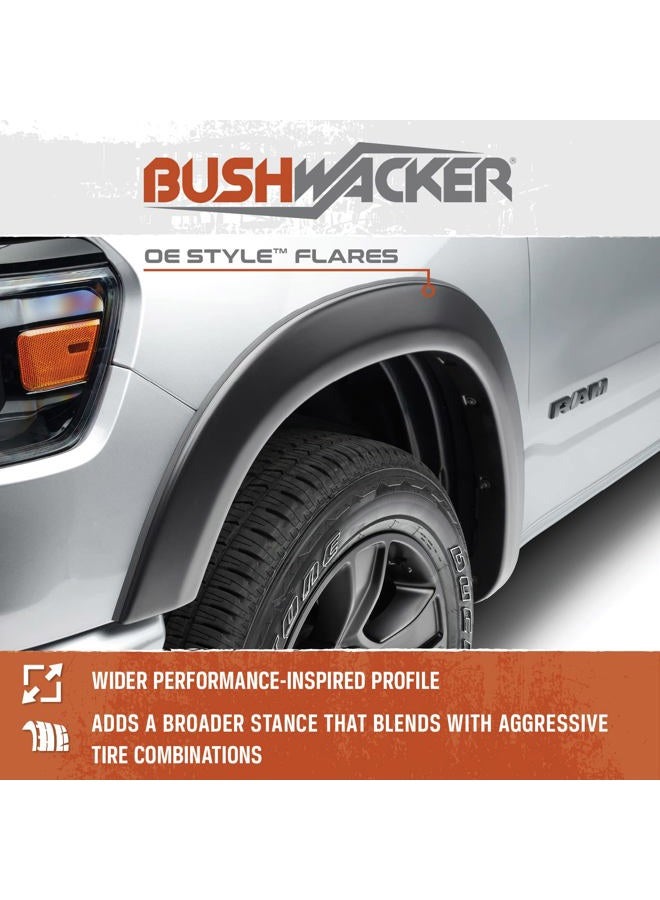Bushwacker OE Style Factory Front & Rear Fender Flares | 4-Piece Set, Black, Smooth Finish | 20941-02 | Fits 2011-2016 Ford F-250, F-350 Super Duty - Image 4