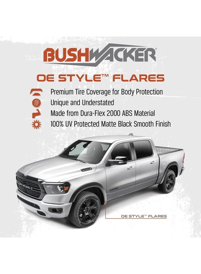Bushwacker OE Style Factory Front & Rear Fender Flares | 4-Piece Set, Black, Smooth Finish | 20941-02 | Fits 2011-2016 Ford F-250, F-350 Super Duty - Image 3