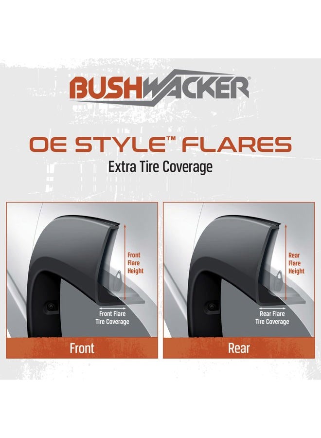 Bushwacker OE Style Factory Front & Rear Fender Flares | 4-Piece Set, Black, Smooth Finish | 20941-02 | Fits 2011-2016 Ford F-250, F-350 Super Duty - Image 5