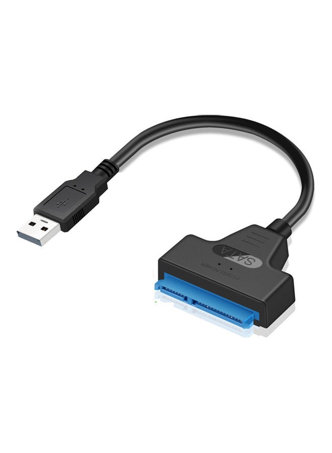 كابل محول من USB 2.0 إلى SATA أسود - Image 1