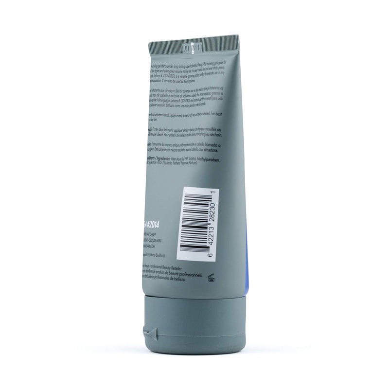 JOHNNY B. Control Alcohol-Free Hair Styling Gel, Strong Hold, All Hair Types 3.3 oz. - Image 3