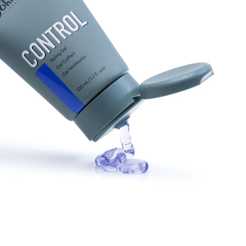 JOHNNY B. Control Alcohol-Free Hair Styling Gel, Strong Hold, All Hair Types 3.3 oz. - Image 4