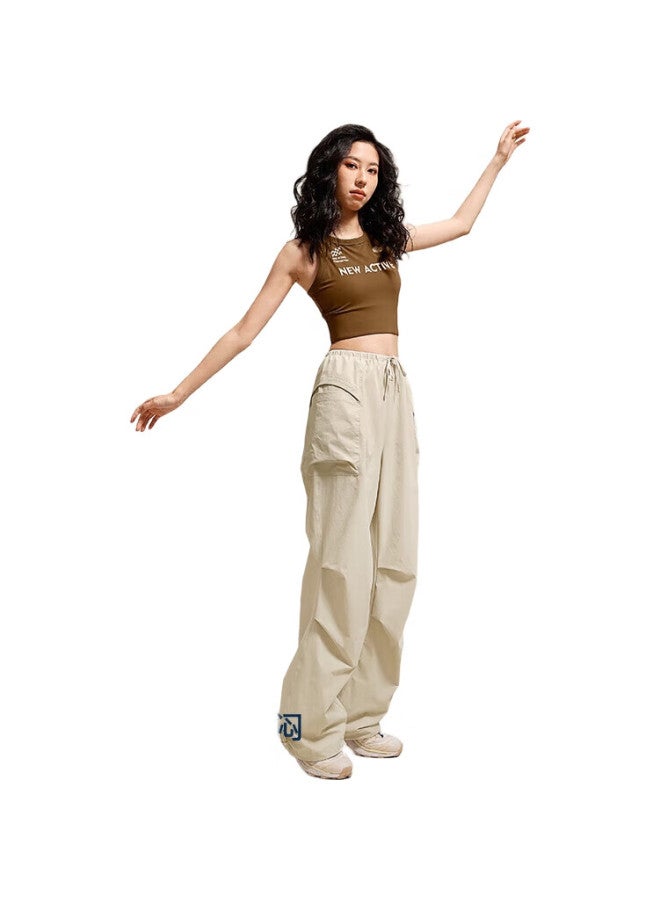 VFU Women'S Outdoor Hiking Pants, Summer Casual Loose Wide-Leg Trousers, Glacier Gray, Size L - Image 3