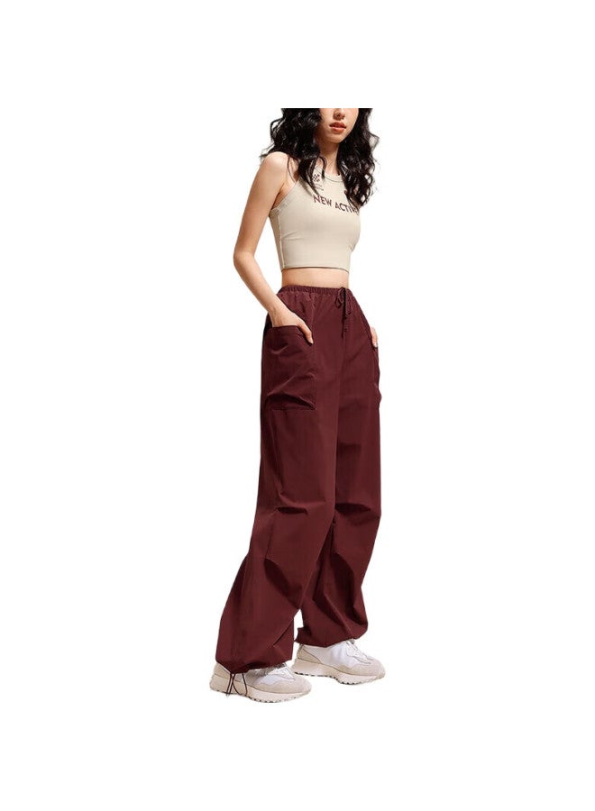VFU Women'S Outdoor Hiking Pants, Summer Casual Loose Wide-Leg Trousers, Glacier Gray, Size L - Image 1