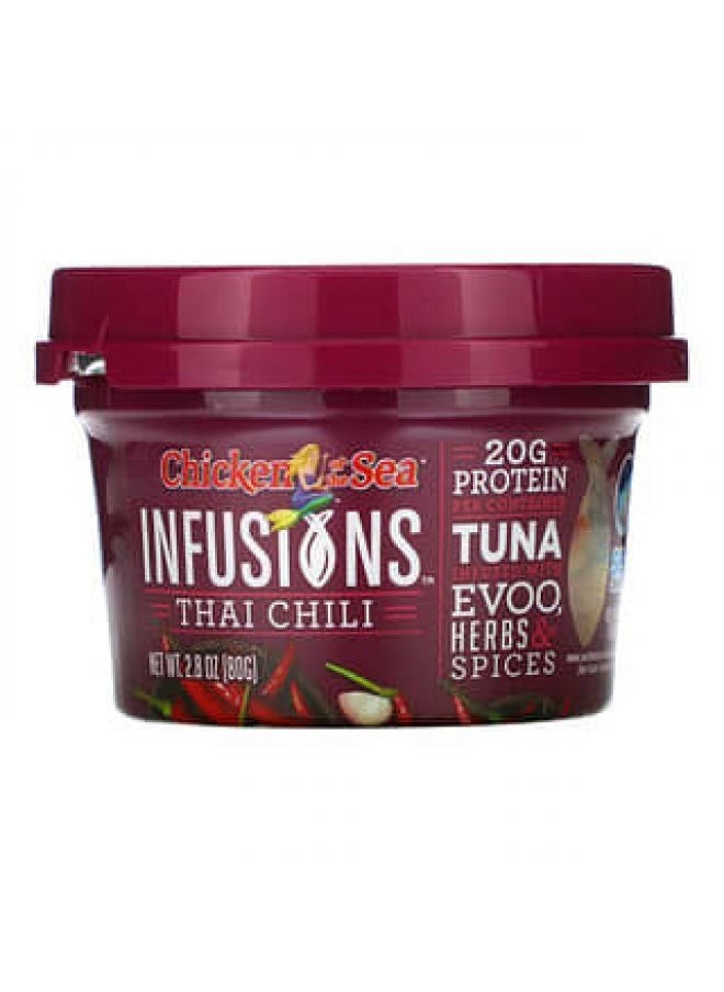 Chicken Of The Sea - Chicken of the Sea, Infusions Wild Caught Tuna, Thai Chili,  2.8 oz (80 g) - Image 1