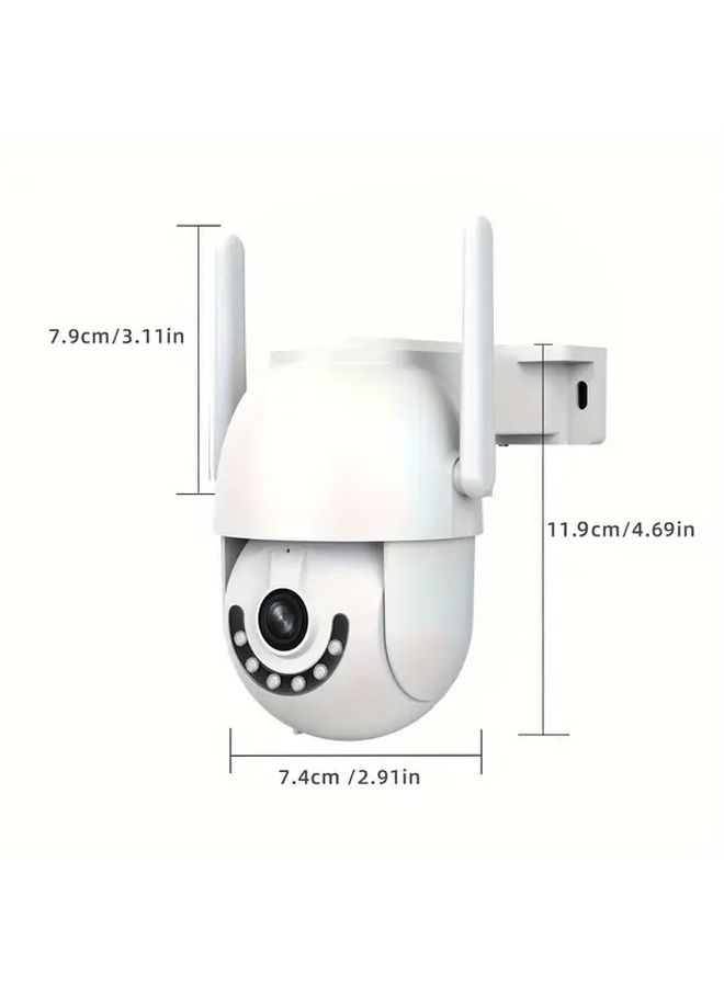 3MP Full HD Wireless Outdoor Security Camera IPX6 PTZ 355 Degree Motion Detection - Image 2