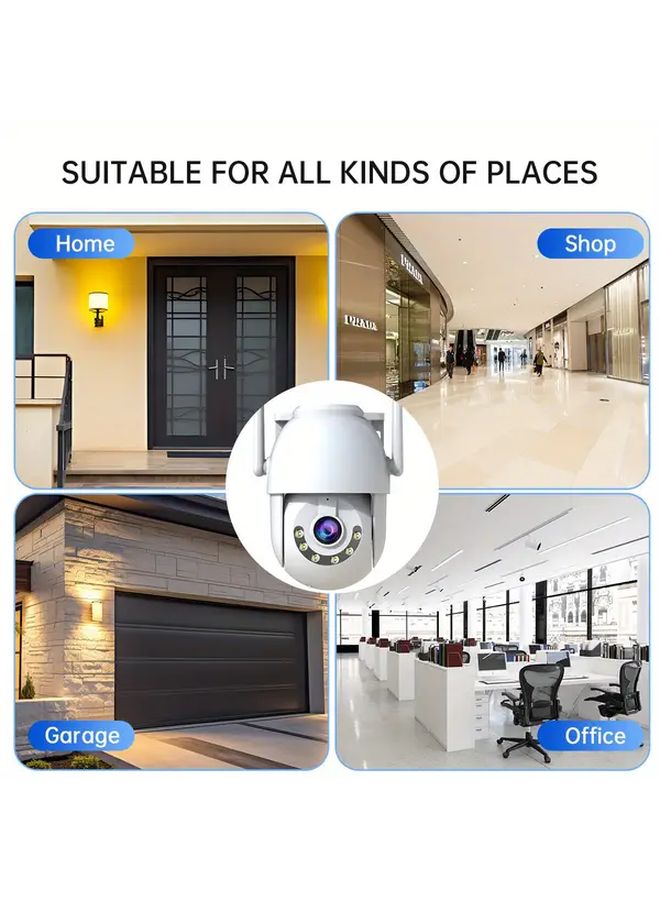 3MP Full HD Wireless Outdoor Security Camera IPX6 PTZ 355 Degree Motion Detection - Image 5