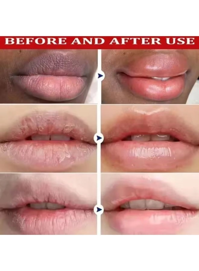 Kormesic Lip care Mask Collagen-Infused Gel for Nourished & Plump Lips Remove Dark Lip Balm Lightening Melanin Mask Gloss Exfoliating Lip Pink Treatment Reduce Lip Lines Improve Dryness Moisturizing LIP PLUMPING - Image 4
