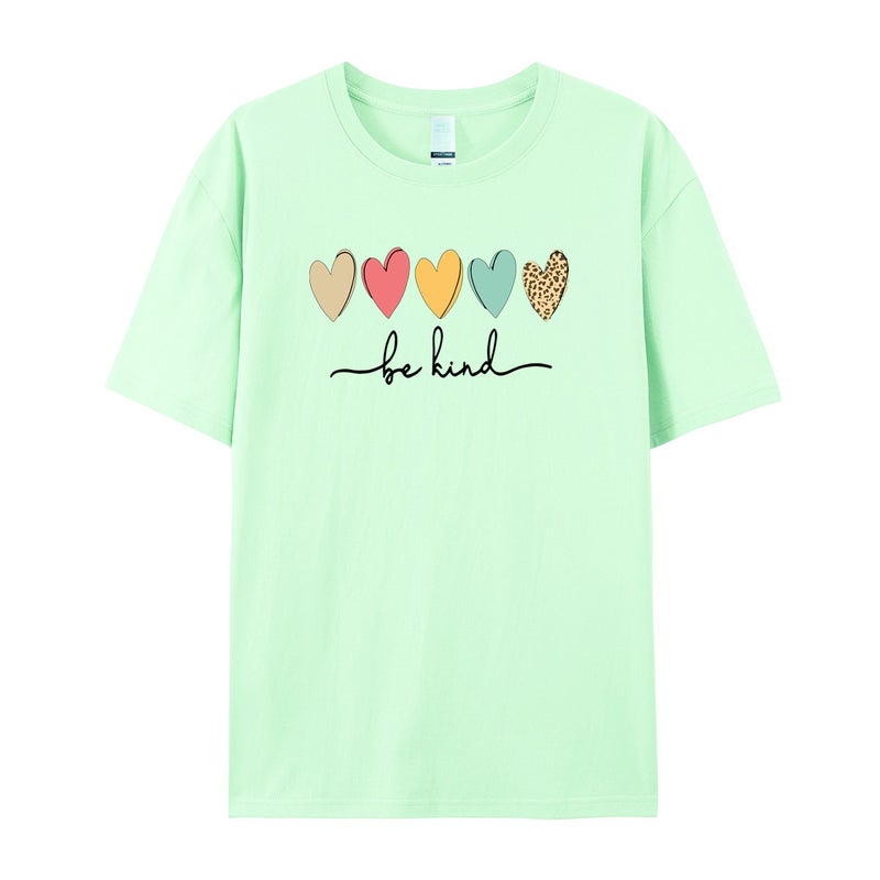 Cotton Code Be Kind Love Ladies Blessing T-Shirt Ladies Short Sleeve - Image 3
