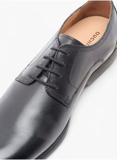 DUCHINI Men's Solid Derby Shoes with Lace-Up Closure  - Image 4