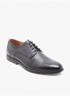 DUCHINI Men's Solid Derby Shoes with Lace-Up Closure  - Image 2