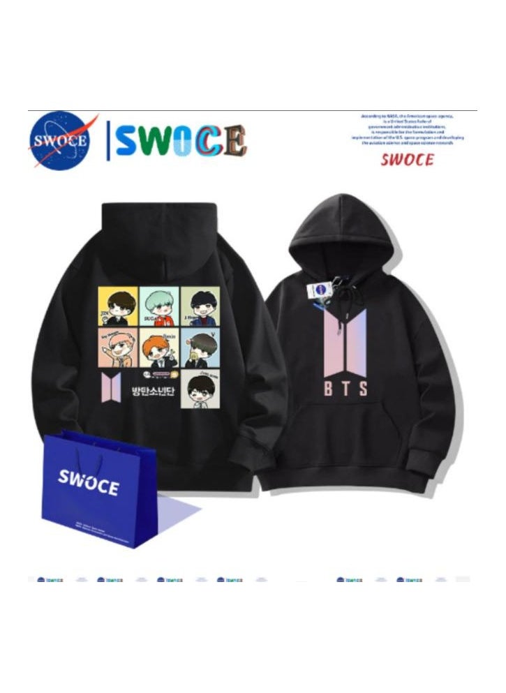 SWOCE Fashionable And Trendy Men's Hooded Sweatshirt  - Image 1