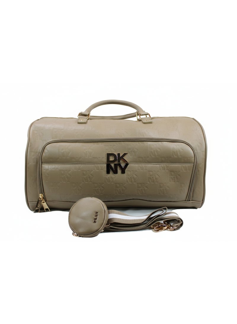 DKNY Checkerboard Duffle Bag | Color Cameo - Image 2